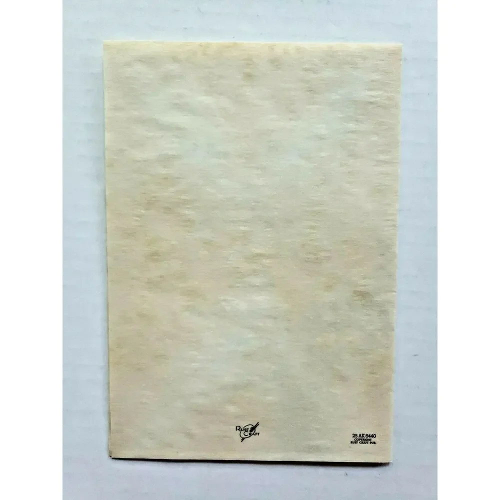 Vintage Rust Craft Greeting Card 
